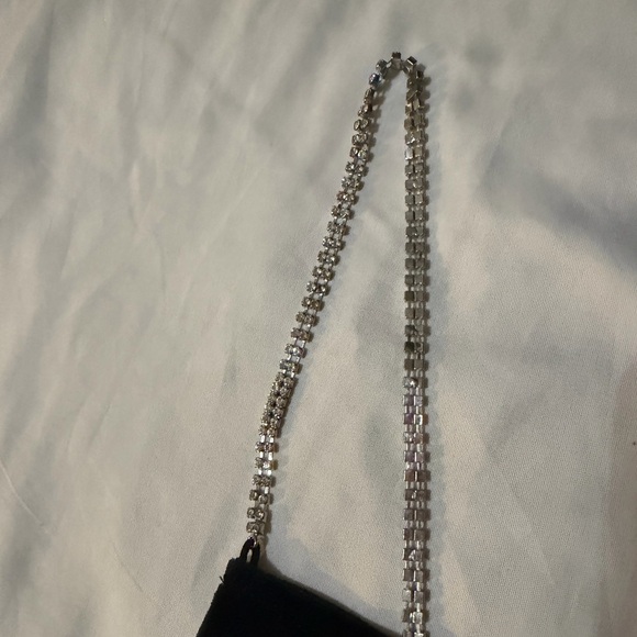 H&M Black Velvet Mini Dress - Picture 3 of 6